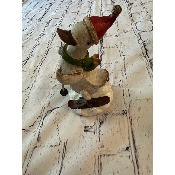 Christmas wooden sking‎ duck - Picture 3 of 3